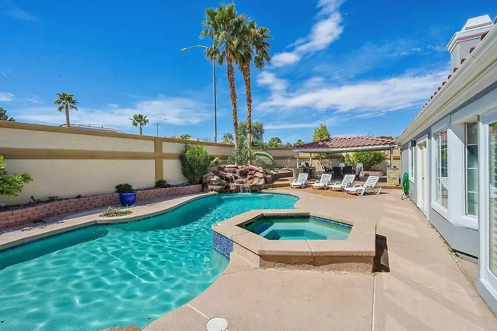 Posh Villa 8 Bdr X Bath 15 Bds Free Spa Heat Las Vegas Amerikai Egyesült Államok